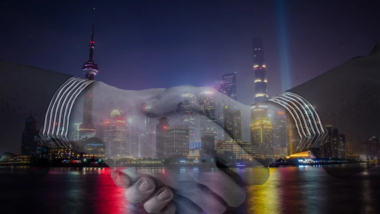 China - US handshakes at the Great Hall of the People, Beijing, 2026.